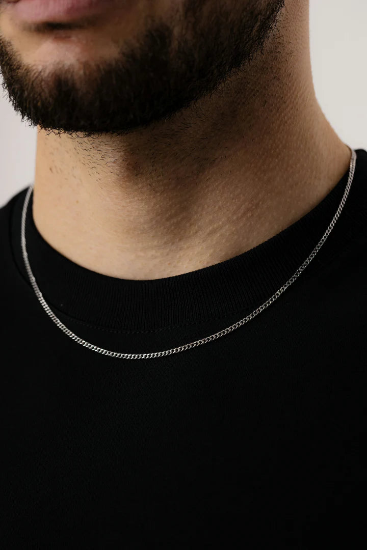 Cuban Link Chain 3mm (Silver)