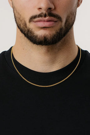 Cuban Link Chain 2mm (Gold)