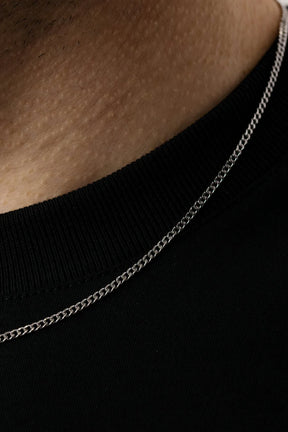 Cuban Link Chain 3mm (Silver)