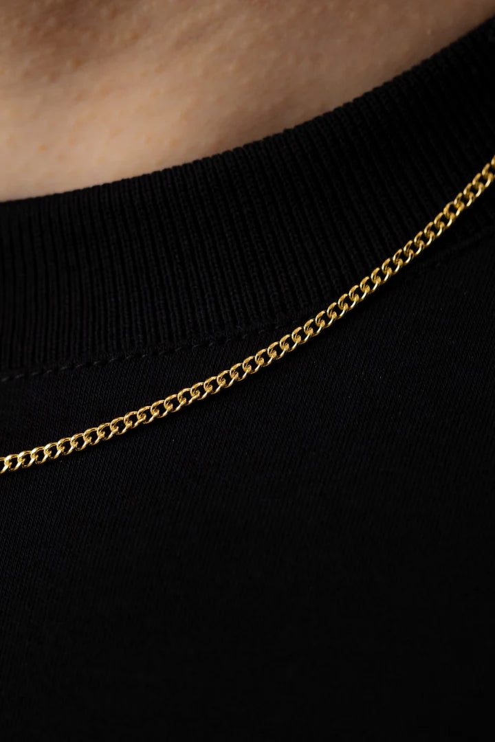 Cuban Link Chain 2mm (Gold)