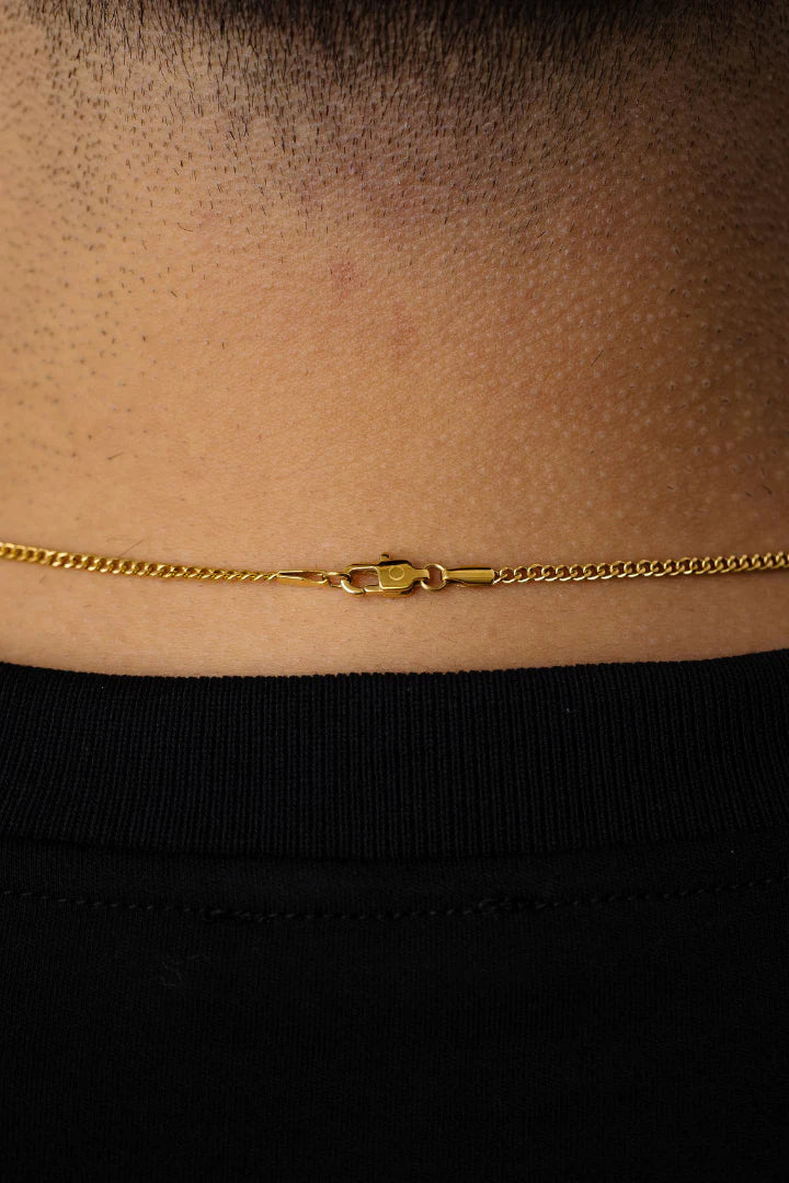 Cuban Link Chain 2mm (Gold)